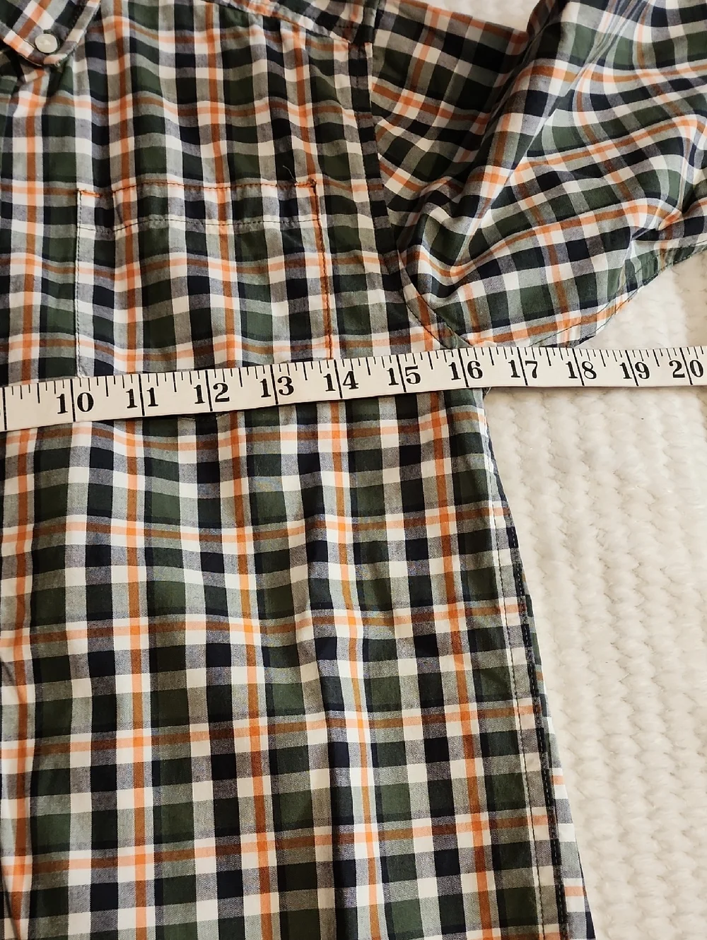 Gymboree Green & Orange Button Down Shirt